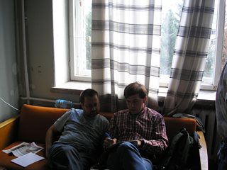 Участники конференции: Z.Palmowski, V.Wachtel.