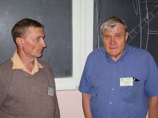 Участники конференции: G.Tsitsiashvili, V.Yurinsky.