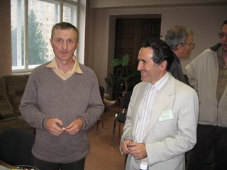 Участники конференции: G.Tsitsiashvili, E.Presman.