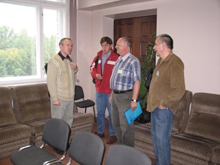 Участники конференции: V.Vatutin, V.Wachtel, V.Topchii, A.Grin'.