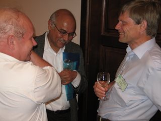 Участники конференции: I.Norros, P.R.Kumar, A.Sakhanenko.