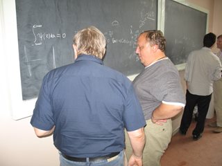 Участники конференции: V.Yurinsky, A.Zaitsev.