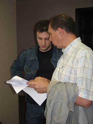 Участники конференции: S.Shneer, S.Foss.