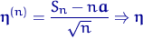 \begin{displaymath}
\text{\boldmath\ensuremath \eta}^{(n)}=\dfrac{S_n-n{\mathbf ...
 ...textrm{имеет распределение }
 {\mathsf N}_{{\mathbf 0},\Sigma}.\end{displaymath}