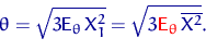 \begin{displaymath}
\theta=\sqrt{3{\mathsf E}_\theta\,{X_1^2}}=\sqrt{3{
\color {red}
 {\mathsf E}_\theta\,}\overline{X^2}}.\end{displaymath}