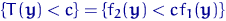 $\{T({\mathbf y})<c\}=\{f_2({\mathbf y})<c f_1({\mathbf y})\}$