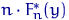 $n\cdot F^*_n(y)$