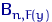 ${\mathsf B}_{n,F(y)}$