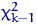 $\chi^2_{k-1}$