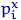 $p_i^x$