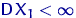 ${\mathsf D}\, X_1<\infty$