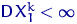 ${\mathsf D}\, X_1^k<\infty$