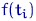 $f(t_i)$