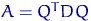 $A=Q^TDQ$