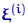 $\text{\boldmath\ensuremath \xi}^{(i)}$