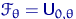 $\mathscr F_\theta= {\mathsf U}_{0,\theta}$