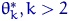 $\theta^*_k, k\gt 2$