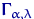 $\text{\boldmath\ensuremath \Gamma}_{\alpha,\lambda}$