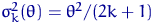 $\sigma^2_k(\theta)={\theta^2}/({2k+1})$