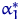 $\alpha^*_1$