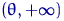 $(\theta,+\infty)$