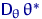 ${\mathsf D}_\theta\,\theta^*$