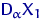 ${\mathsf D}\,{\!}_\alpha X_1$