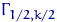 $\Gamma_{1/2, k/2}$