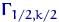 $\text{\boldmath\ensuremath \Gamma}_{1/2,k/2}$