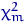 $\chi^2_m$