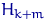 $H_{k+m}$