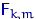 ${\mathsf F}_{k,m}$
