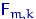 ${\mathsf F}_{m,k}$
