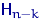 ${\mathsf H}_{n-k}$
