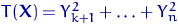 $T({\mathbf X})=Y_{k+1}^2+\ldots+Y_n^2$
