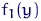 $f_1(y)$