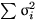 $\sum \sigma_i^2$