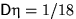 ${\mathsf D}\eta=1/18$